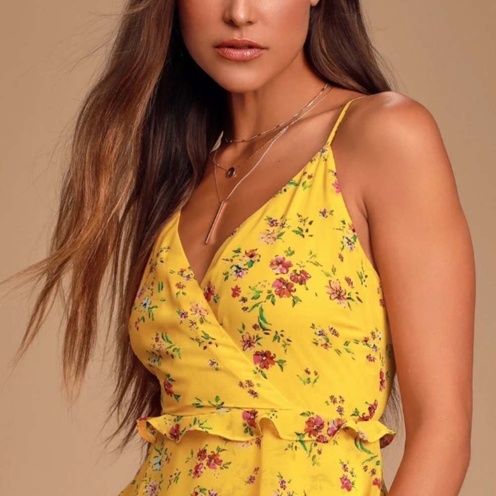 Lulu's Sunny Floral Maxi Dress - Picture 5 of 5